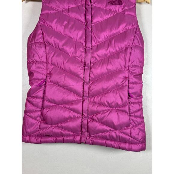 The North Face Pink Goose Down 700 Fill Puffer Vest XS Ski Hike Gorpcore Outdoor - Picture 4 of 10